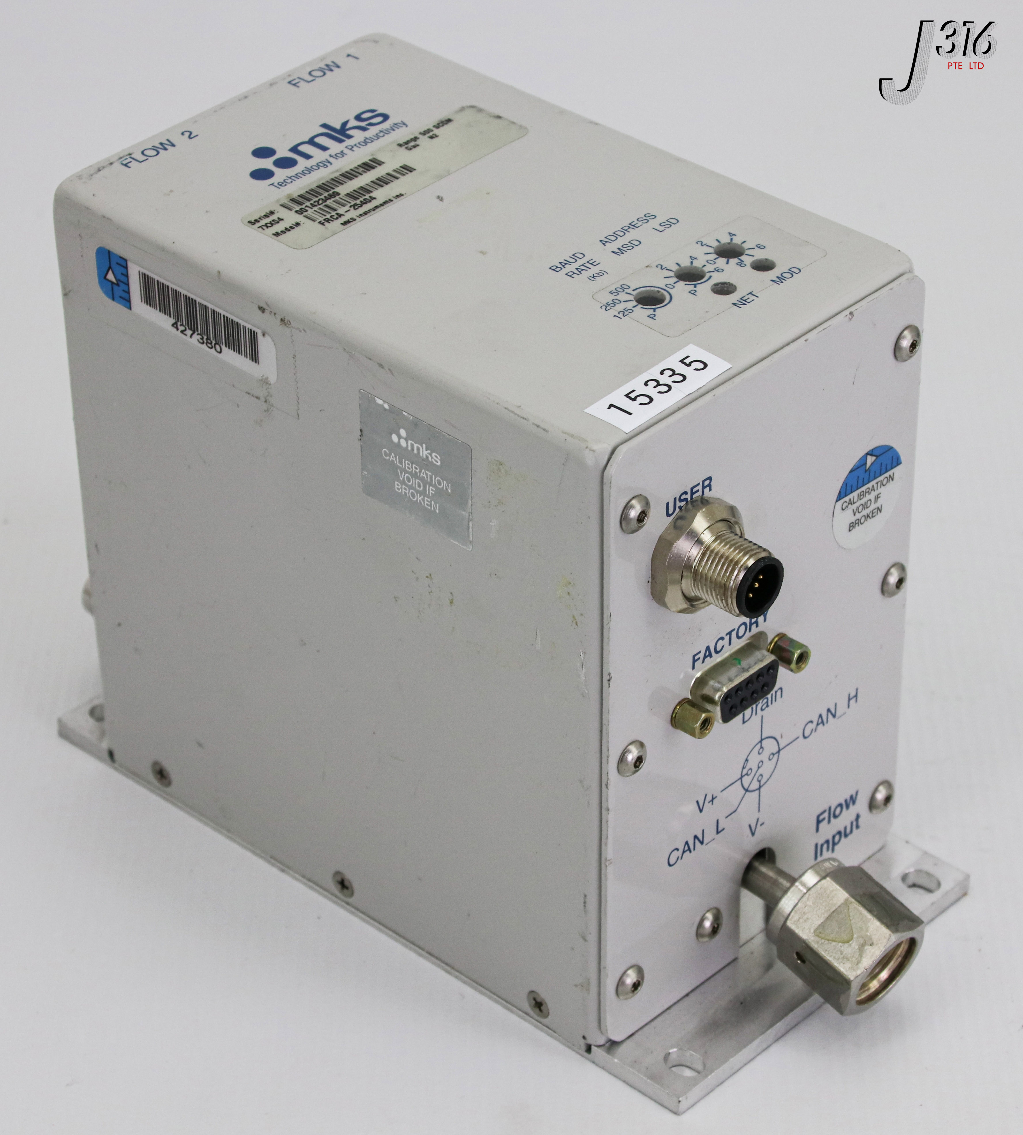 15335 MKS DELTA FLOW RATIO CONTROLLER,500 SCCM FRCA-25404 | eBay